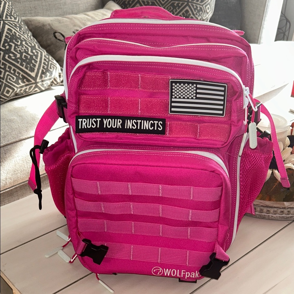 Pink Goddess 25L WOLFpak Backpack with Patches